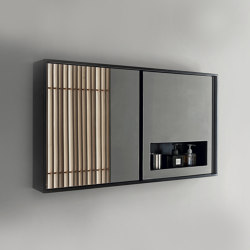 Case - Mirror cabinet with shelf | Mirror cabinets | NIC Design