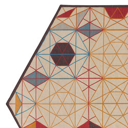 Hexa Rug Orange 1 | Rugs | GAN