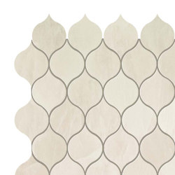 Marvel Imperial White Drop Mosaic | Ceramic mosaics | Atlas Concorde