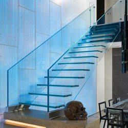 Mistral All glass Glass stair Chicago | Staircase systems | Siller Treppen