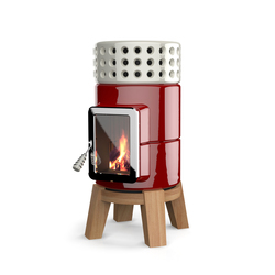 Round Stack wood | Stoves | La Castellamonte