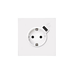 Simon 100 | Kit Socket + USB Integrated Charger | Sockets | Simon