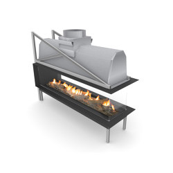 Sinatra Room Divider | Open fireplaces | Planika