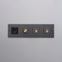 Toggle Switches | EU Retractive Module | 2 way | Rotary dimmers | Buster + Punch